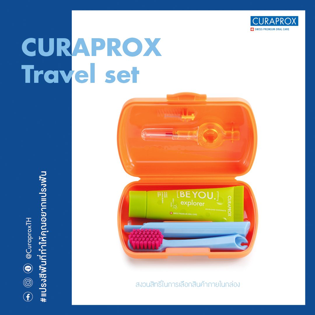 CURAPROX Travel Set - The Orange Box